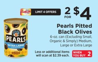 ShopRite Pitted black olives offer