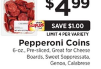 ShopRite Pepperoni coins offer
