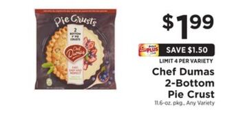 ShopRite 2-bottom pie crust offer