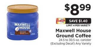 ShopRite Ground coffee offer
