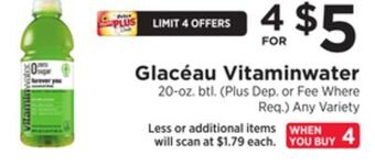 ShopRite Vitaminwater offer