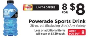 ShopRite Sports drink offer