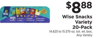 ShopRite Snacks variety 20-pack offer