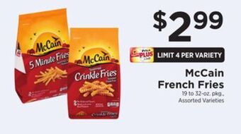 ShopRite French fries offer