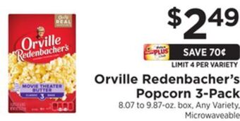 ShopRite Popcorn 3-pack offer