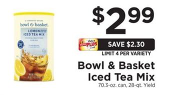 ShopRite Iced tea mix offer
