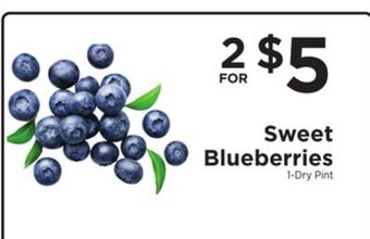 ShopRite Sweet blueberries offer