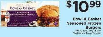 ShopRite Seasoned frozen burgers offer