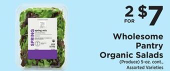 ShopRite Organic salads offer