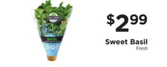 ShopRite Sweet basil offer