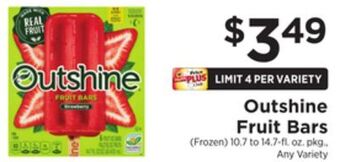ShopRite Fruit bars offer