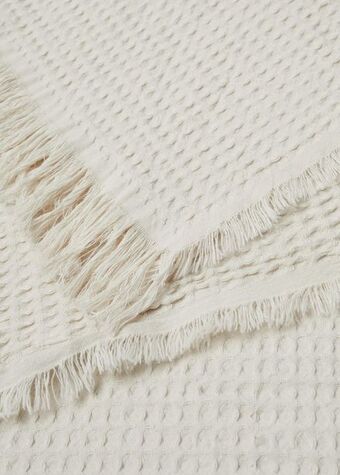 Mango Textured 100% cotton blanket offer