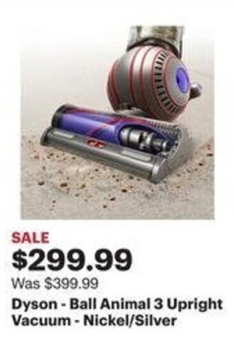 Best Buy Dyson - Ball Animal 3 Upright Vacuum-Nickel/Silver offer
