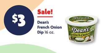 Family Dollar Dean's french onion dip offer