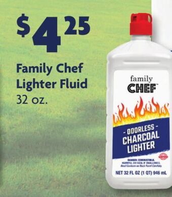 Family Dollar Family chef lighter fluid offer