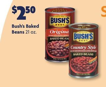 Family Dollar Bush's baked beans offer