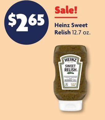Family Dollar Heinz sweet relish offer