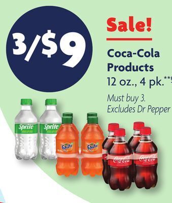 Family Dollar Coca-cola products offer