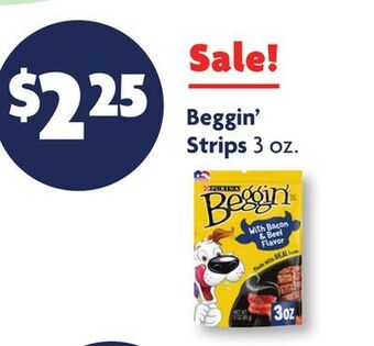 Family Dollar Beggin' strips offer