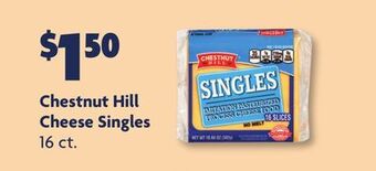 Family Dollar Chestnut hill cheese singles offer