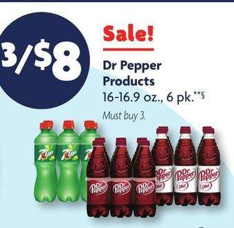 Family Dollar Dr pepper products offer