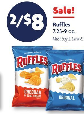 Family Dollar Ruffles offer