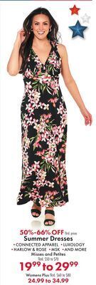 Boscov's Summer dresses offer