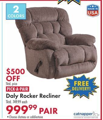 Boscov's Daly rocker recliner offer