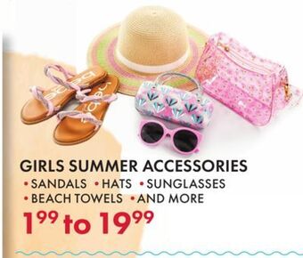 Boscov's Girls summer accessories offer
