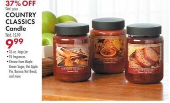 Boscov's Country classics candle offer
