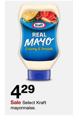 Target Select kraft mayonnaise offer