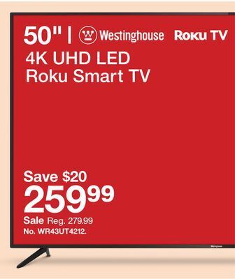 Target 50 4k uhd led roku smart tv offer