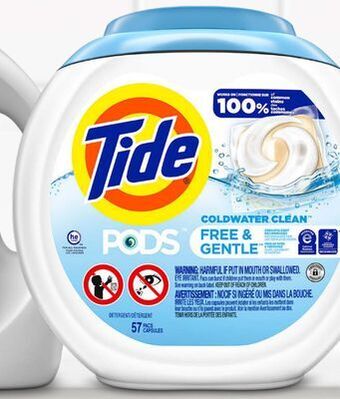 Target Tide pods 57-ct. laundry detergent pacs offer