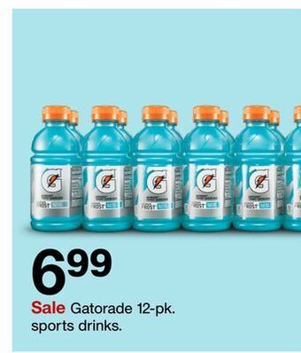 Target Gatorade 12-pk. sports drinks offer