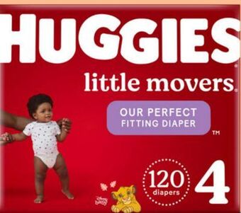 Target Huggies little movers 120-ct. enormous pack diapers offer