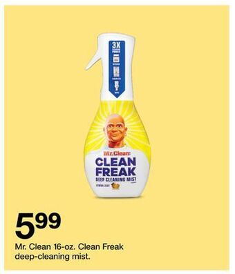 Target Mr. clean 16-oz. clean freak deep-cleaning mist offer