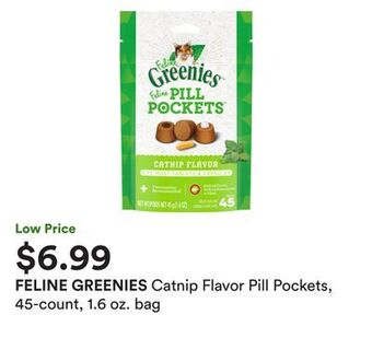Petco Catnip flavor pill pockets, 45-count, 1.6 oz. bag offer