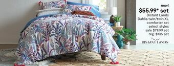 JC Penney Distant lands dahlia twin/twin xl comforter set offer