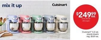 JC Penney Cuisinart® 5.5-qt. stand mixers offer