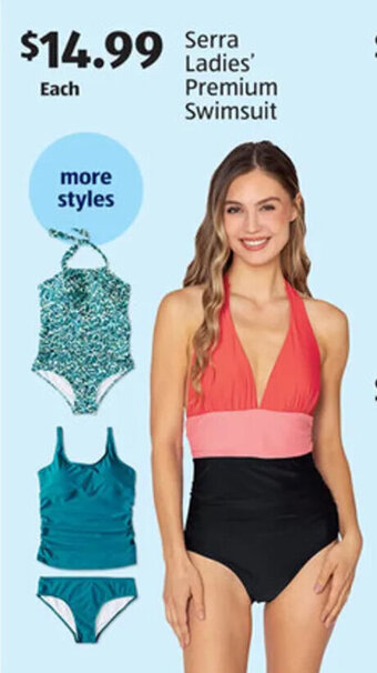 Aldi Serra Ladies' Premium Swimsuit offer