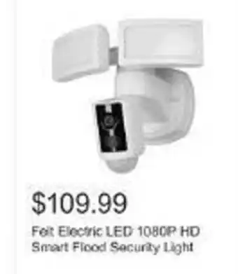 Costco Feit Electric LED 1080P HD Smart Flood Security Light offer