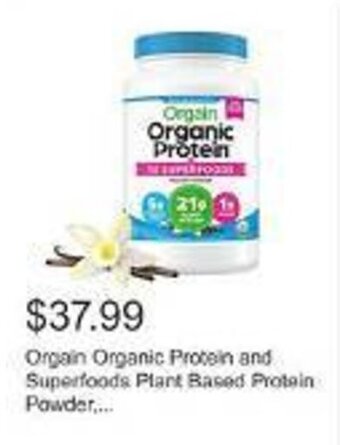 Costco Orgain Organic Protein and Superfoods Plant Based Protein Powder.... offer