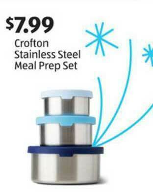Aldi Crofton Stainless Steel Meal Prep Set offer