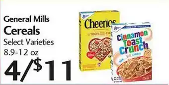 Sunset Foods General Mills Cereals offer
