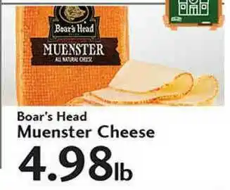 Sunset Foods Boar's Head Muenster Cheese offer