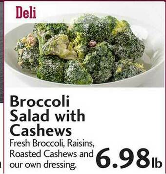 Sunset Foods Broccoli Salad With Cashews offer