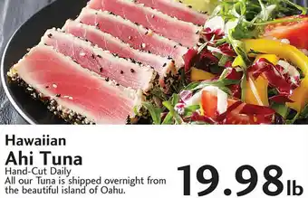 Sunset Foods Hawaiian Ahi Tuna offer