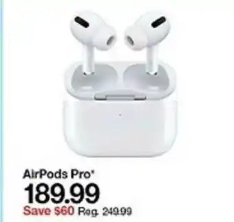 Target Airpods Pro 189.99 offer