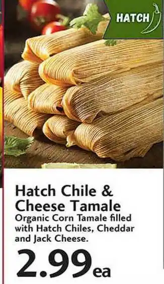 Sunset Foods Hatch Chile & Cheese Tamale offer