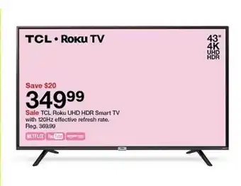 Target Tcl Roku Tv offer